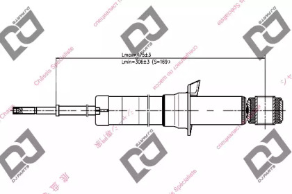 Амортизатор DJ PARTS DS1064GT